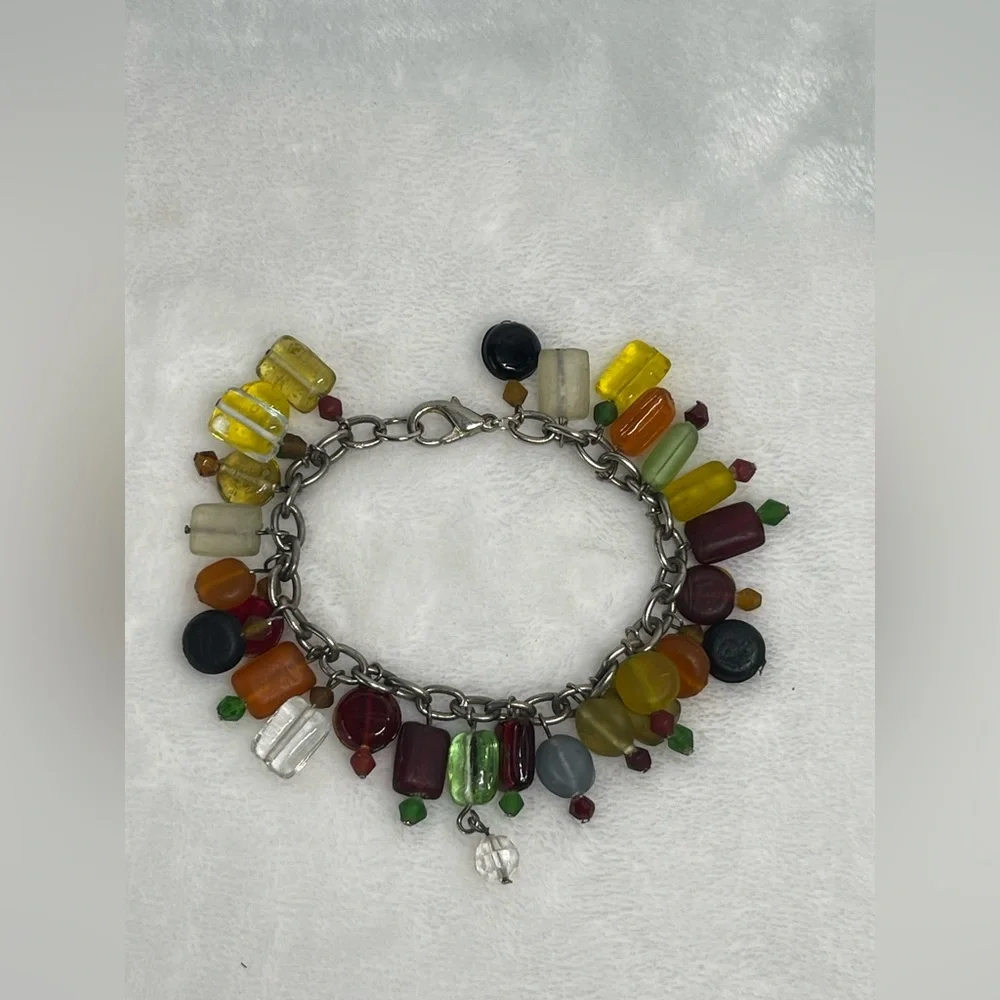 Vintage 1970’s glass bead bracelet